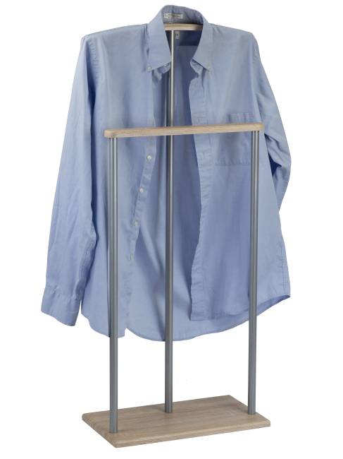 Вешалка костюмная Дэви 1 металлик/дуб сонома