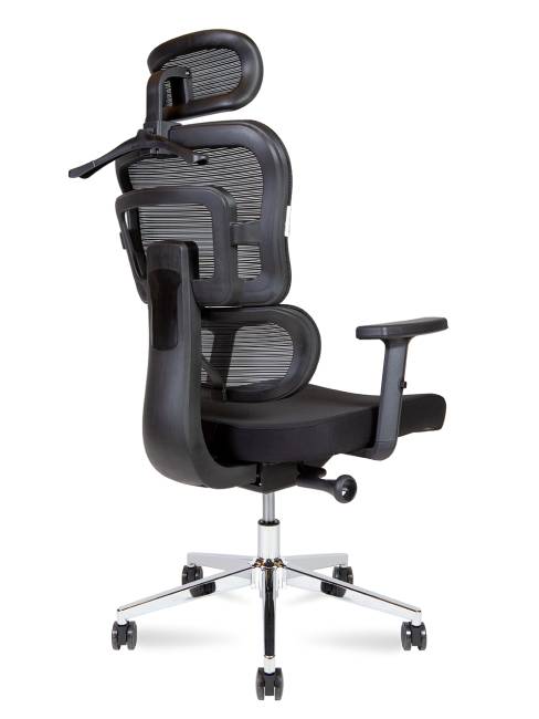 Кресло офисное / Бэст грэй / Best grey / серый пластик / серая сетка / серая ткань