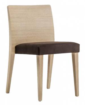 Стул деревянный с обивкой Glam 485х545х820мм