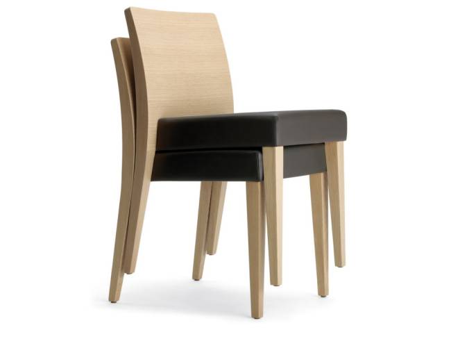 Стул деревянный с обивкой Glam 485х545х820мм