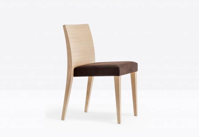 Стул деревянный с обивкой Glam 485х545х820мм