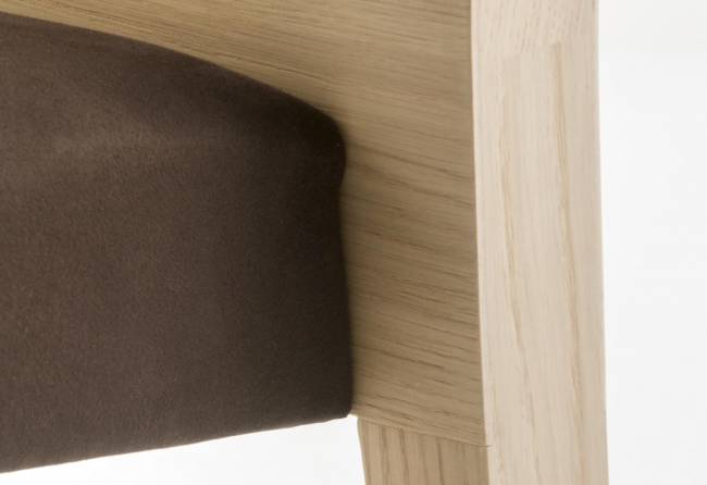 Стул деревянный с обивкой Glam 485х545х820мм