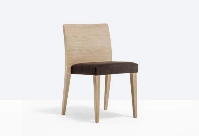 Стул деревянный с обивкой Glam 485х545х820мм