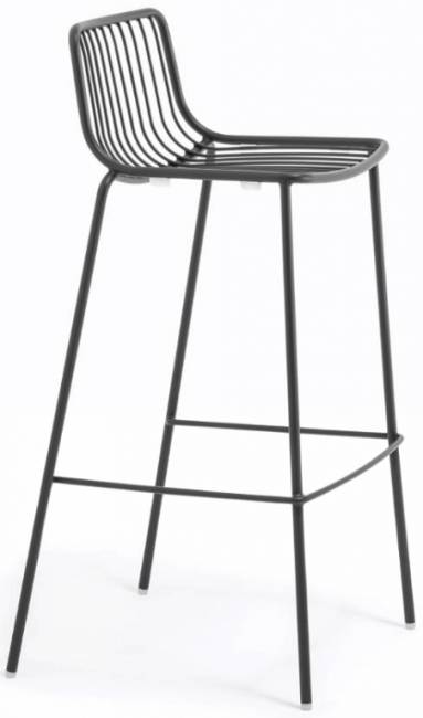 Стул металлический барный Nolita серый 505х485х960 мм