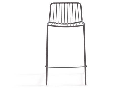 Стул металлический барный Nolita серый 505х485х960 мм