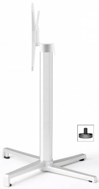 Подстолье металлическое складное Domino белый 490х540х730 мм