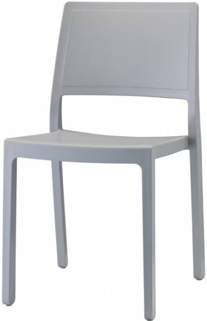Стул пластиковый Kate светло-серый 500х500х840 мм