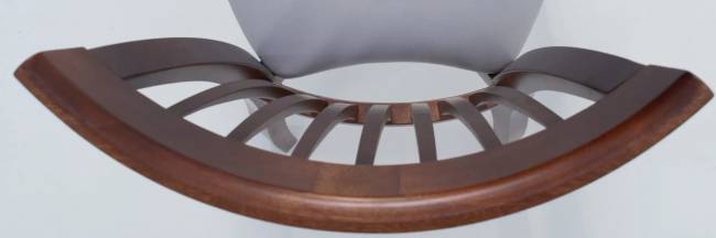 Обеденная группа Моцарт 120 со стульями Миранда орех/ ромб коричневый