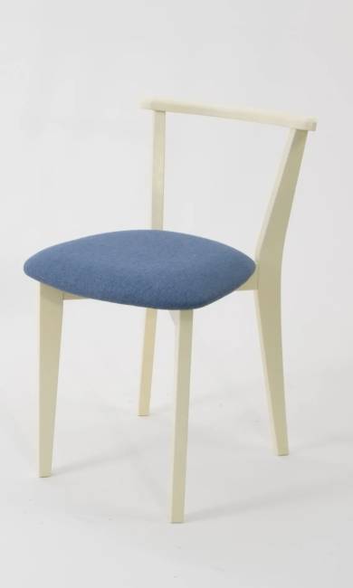 Стул Франк слоновая кость синий