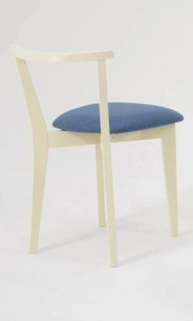Стул Франк слоновая кость синий