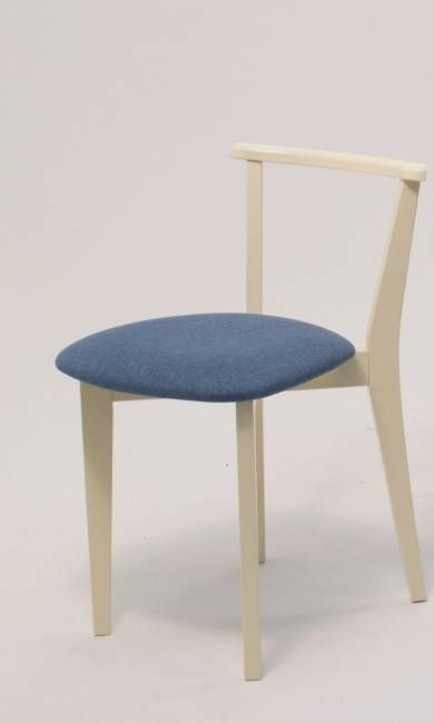 Стул Франк слоновая кость синий