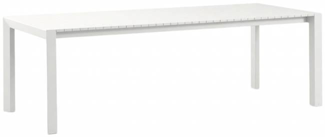 Стол металлический раздвижной Stromboli белый 2300-3000х1000х750 мм