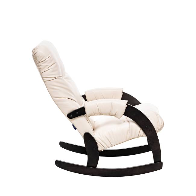 Кресло-качалка Модель 67 Венге текстура, к/з Varana cappuccino Венге текстура Varana Cappuccino