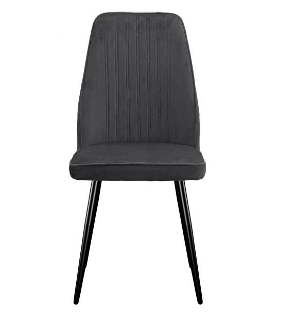 Стул DikLine 327 поворотный B28 ANTRACITE, ножки черные