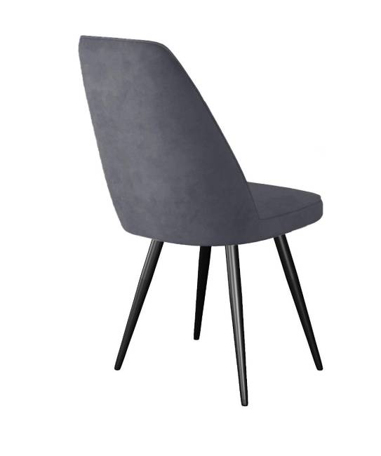 Стул DikLine 327 поворотный B28 ANTRACITE, ножки черные