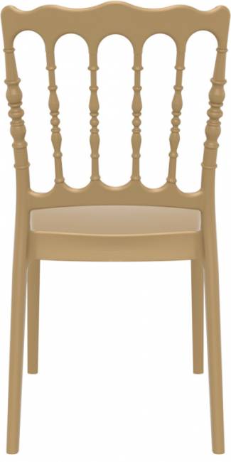 Стул пластиковый Napoleon золотой 450х550х920 мм Стул пластиковый Napoleon золотой 450х550х920 мм