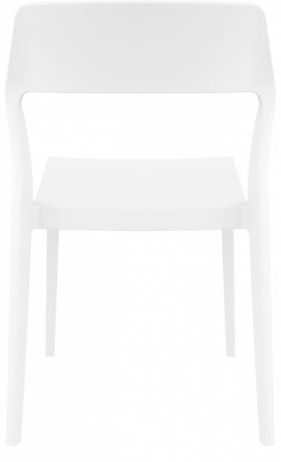 Стул пластиковый Snow белый 520х560х830 мм