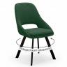 Стул DikLine 247 поворотный, BL10 зеленый, ножки черные