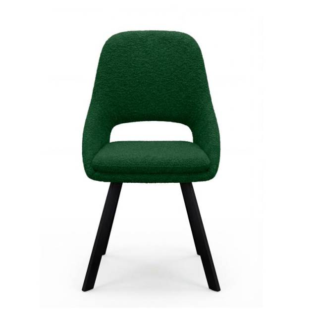 Стул DikLine 247 поворотный, BL10 зеленый, ножки черные