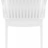 Кресло пластиковое Portofino белый 580х580х800 мм Кресло пластиковое Portofino белый 580х580х800 мм