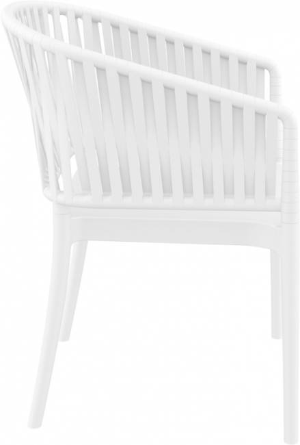 Кресло пластиковое Portofino белый 580х580х800 мм Кресло пластиковое Portofino белый 580х580х800 мм