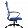 Кресло МЕТТА-19(MPRU)/подл.130/осн.002, синий/синий