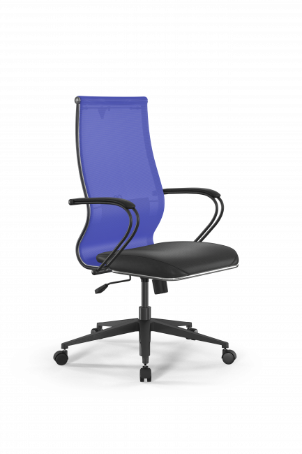 Кресло Sit 10 B2-163K - T+Extra /Km00/Wm12/K3bL(M09.B11.G19.W02), васильковый-черный