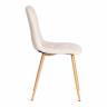 Стул CHILLY (mod. 7094-1) вельвет/металл, 44,5х52,5х86 см, beige (бежевый) HLR2 / натуральный (Комплект из 4 шт.) beige (бежевый) HLR2 / натуральный вельвет/металл