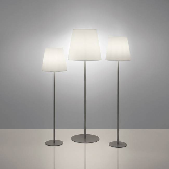 Торшер пластиковый Ali Baba Steel Lighting белый Ø430х1650 мм