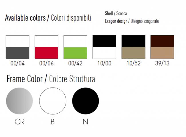 Стул пластиковый полубарный Alhambra ST 66 500х550х1040 мм