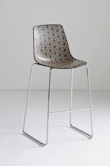 Стул пластиковый полубарный Alhambra ST 66 500х550х1040 мм