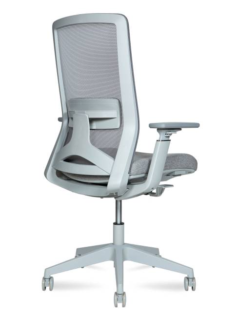 Кресло офисное / Вильямс грэй  LB / Williams grey LB / серая сетка/серая ткань