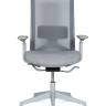 Кресло офисное / Вильямс грэй  LB / Williams grey LB / серая сетка/серая ткань