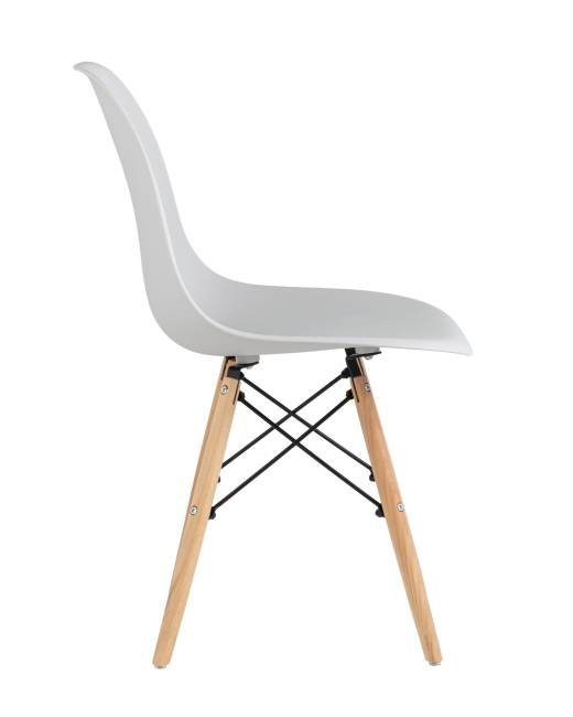 Стул Eames Style DSW светло-серый x4 (разборный каркас)