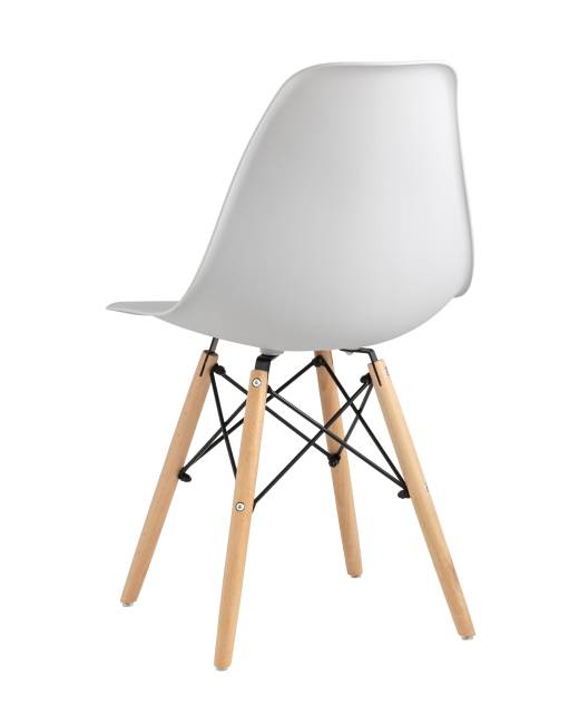 Стул Eames Style DSW светло-серый x4 (разборный каркас)