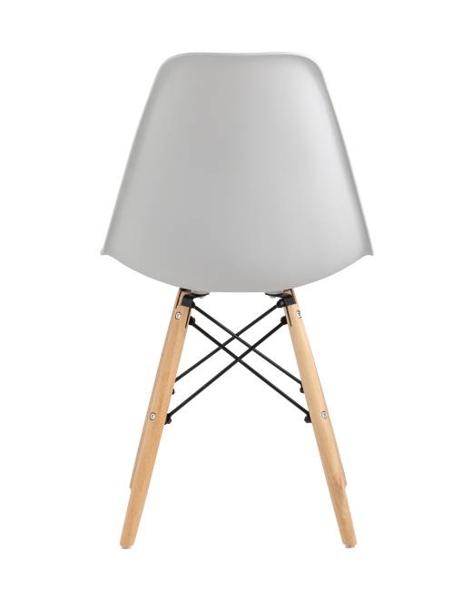 Стул Eames Style DSW светло-серый x4 (разборный каркас)