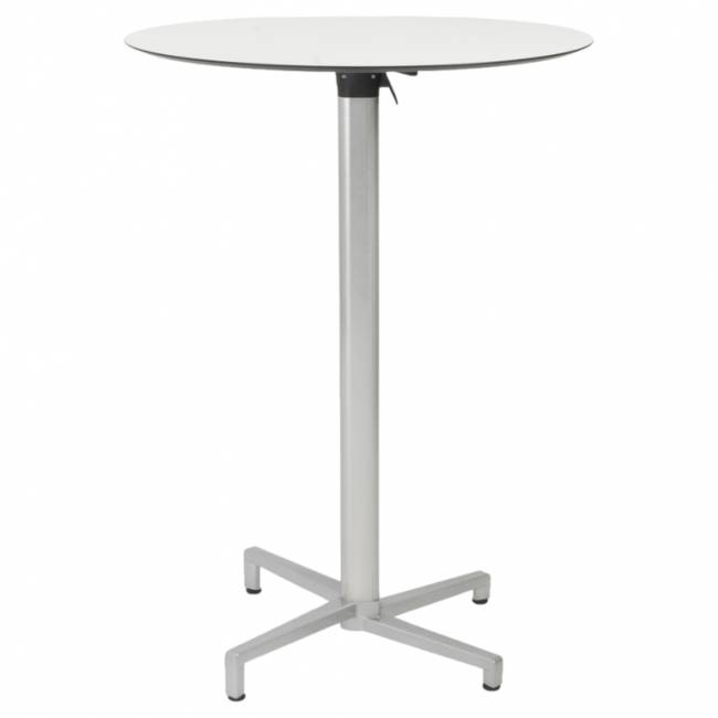 Подстолье металлическое барное складное Domino серебристый 490х540х1090 мм