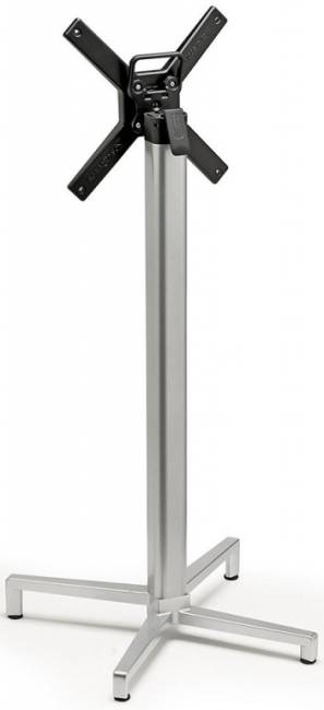 Подстолье металлическое барное складное Domino серебристый 490х540х1090 мм