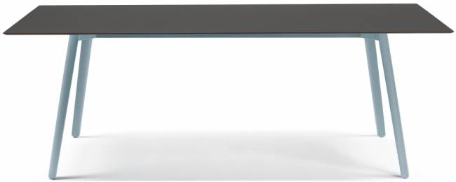 Стол ламинированный Squid голубой, черный fenix 2090х1000х730 мм