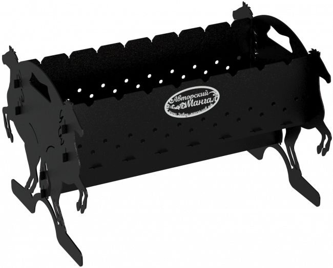 Мангал разборный "Ипподром", стандарт, ST3, 3мм Мангал разборный "Ипподром", стандарт, ST3, 3мм