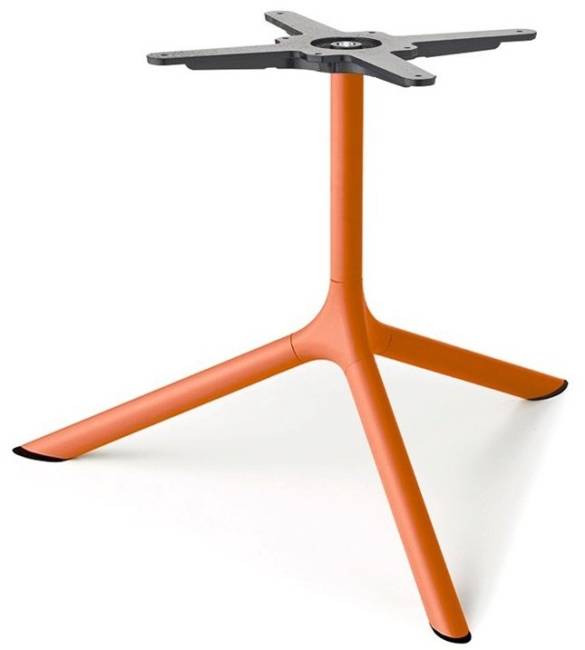 Столик ламинированный кофейный Tripe Maxi терракотовый, антрацит Ø800х510 мм Столик ламинированный кофейный Tripe Maxi терракотовый, антрацит Ø800х510 мм