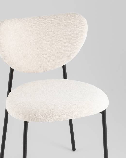 Стул Rina шенилл кремовый