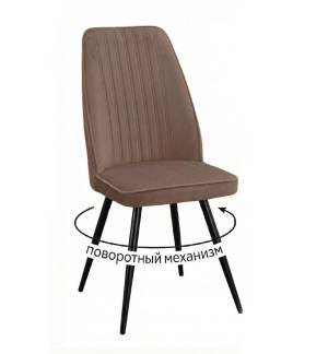 Стул DikLine 327 поворотный B5 LATTE, ножки черные