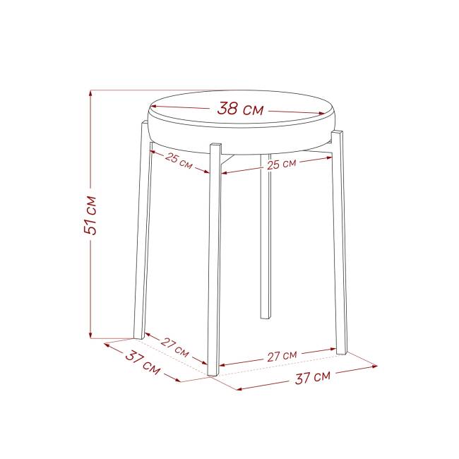 Табурет Leset Авис профиль Ultra Grafit Чёрный Табурет Leset Авис профиль Ultra Grafit Чёрный