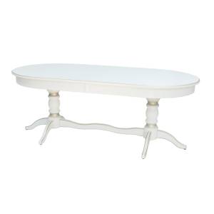 Стол раздвижной Leset Вашингтон 2Р Слоновая кость патина золото