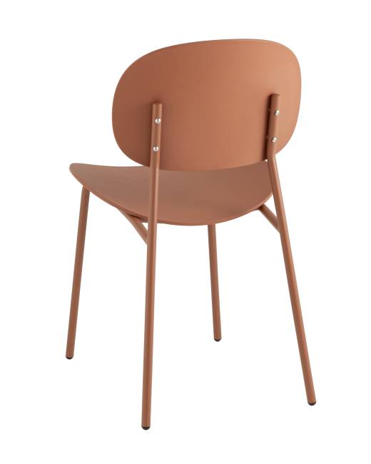 Стул Edie пластик коричневый NP