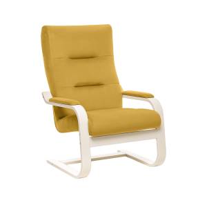 Кресло Leset Оскар Слоновая кость V28 желтый