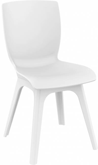 Стул пластиковый Mio-PP белый 440х560х840 мм