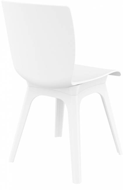Стул пластиковый Mio-PP белый 440х560х840 мм