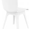 Стул пластиковый Mio-PP белый 440х560х840 мм